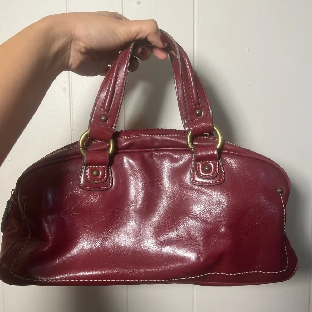 Vintage nine west red purse - Picture 2 of 7